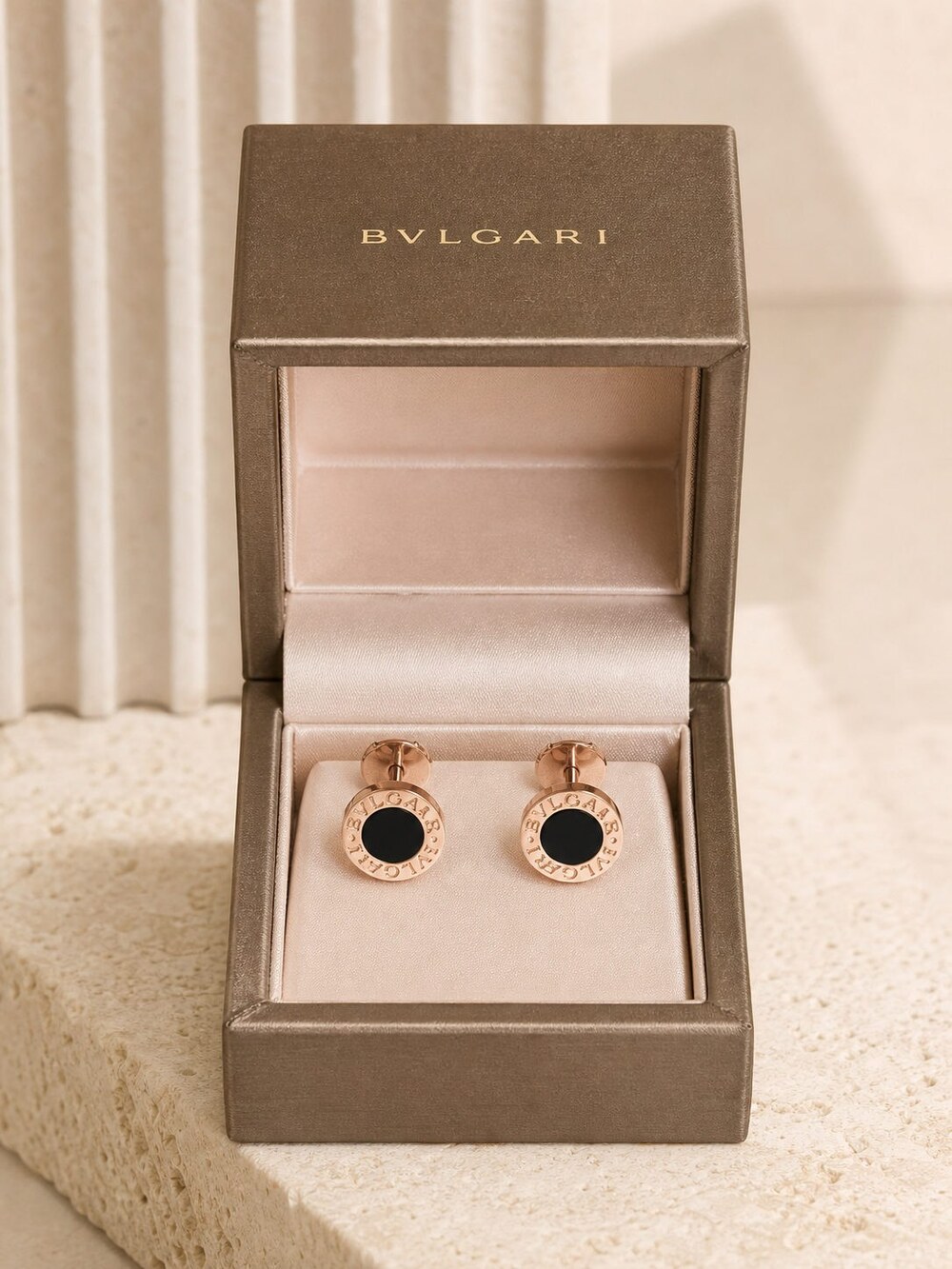 Bulgari Refined Statement Earrings Style 5 | New with Box - Picture 1 of 9